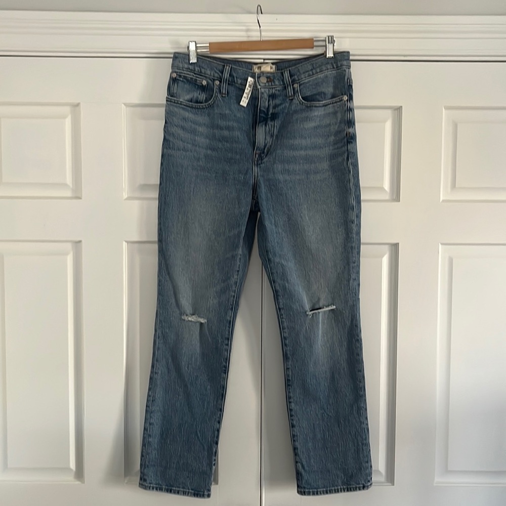 Madewell Jeans: high-rise slim boyjean in bilston wash, size 29. NWT